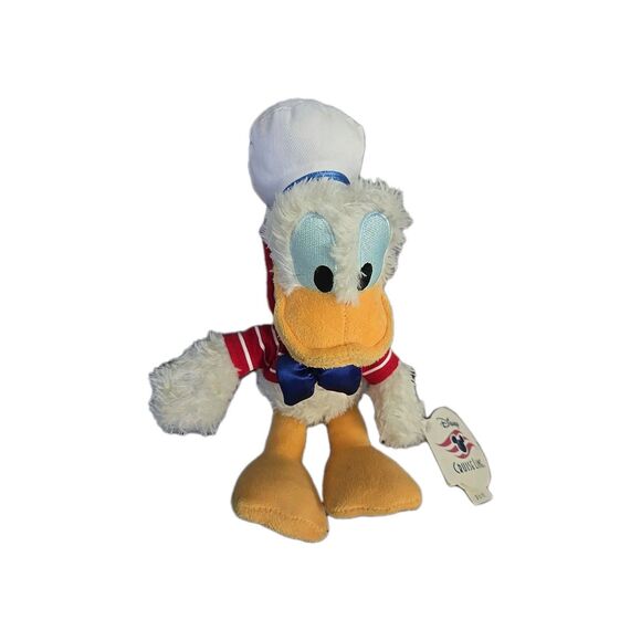 Disney Other - Disney Cruise Donald Duck Sailor 10" Plush Stuffed Animal Toy Souvenir # 32830